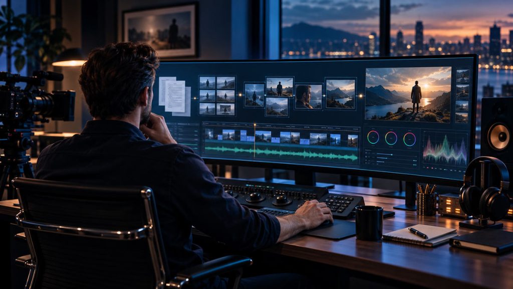 Como funciona a produção de vídeo com inteligência artificial